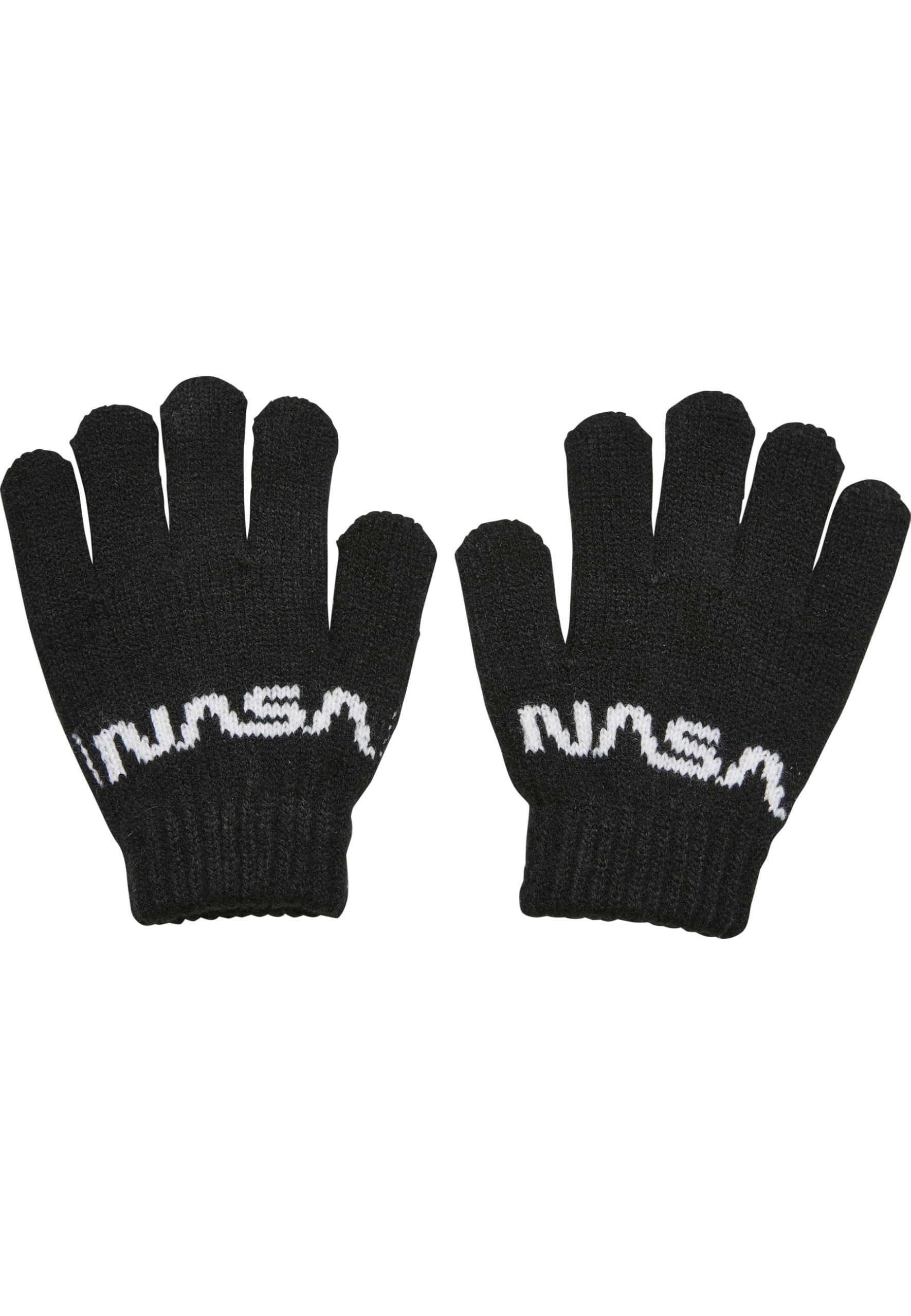 Mister Tee Men's Black Unisex Nasa Knit Glove Kids, L-Xl