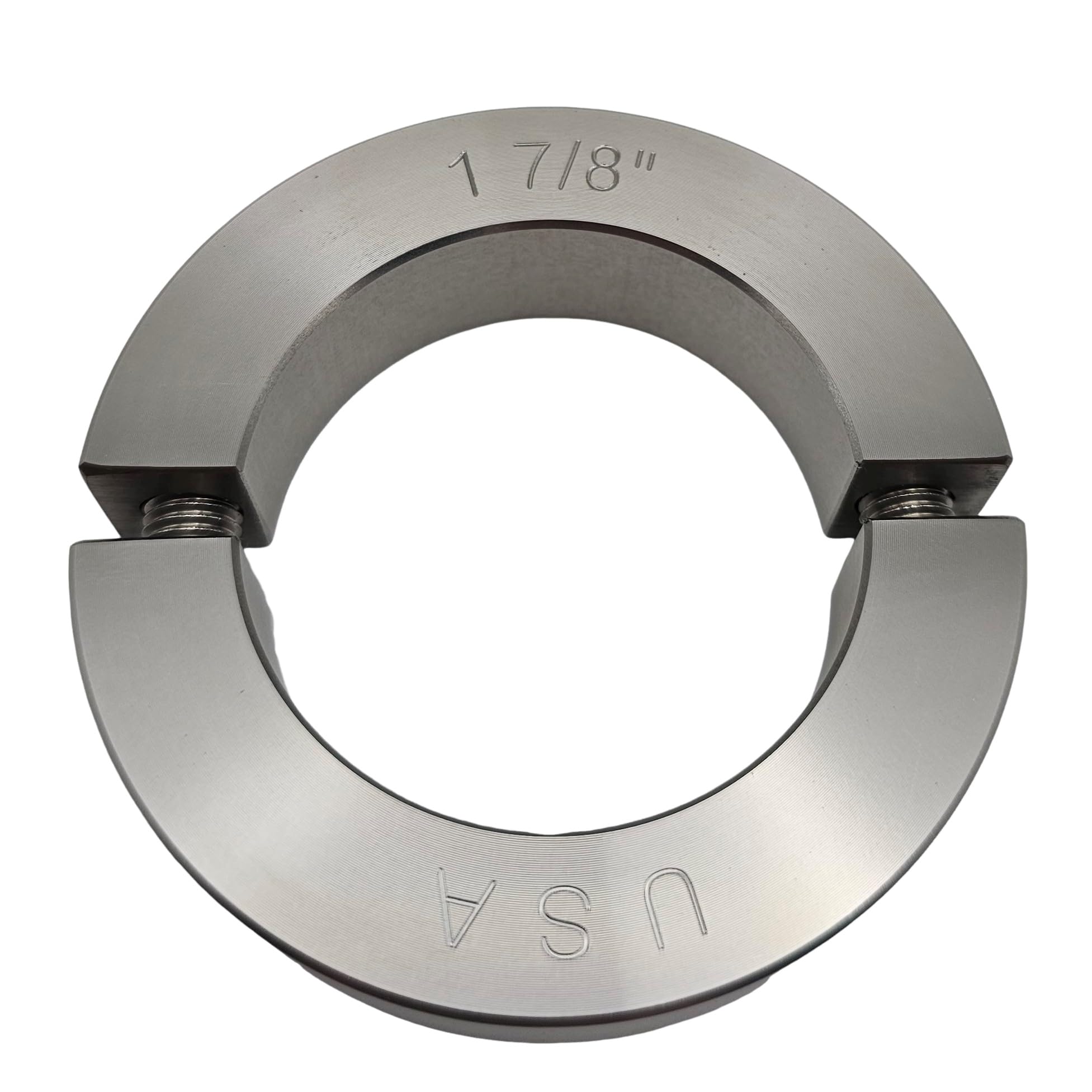 Coastal Shaft Collars - 1.875" Bore Diameter - Clamping Two Piece Shaft Collar - 303 Stainless Steel (1 Pack)