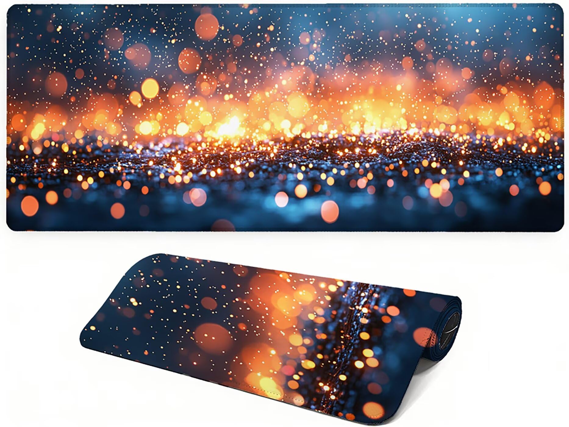 Lpfieonn Modern Schreibtischunterlage XXL, Landschaft Schreibtischunterlagen Großes, Gaming Mousepad XXL mit ernähter Rand und Rutschfeste Gummibasis, Desk Mat für PC/Laptop/Mausa 120x60cm PF-2474