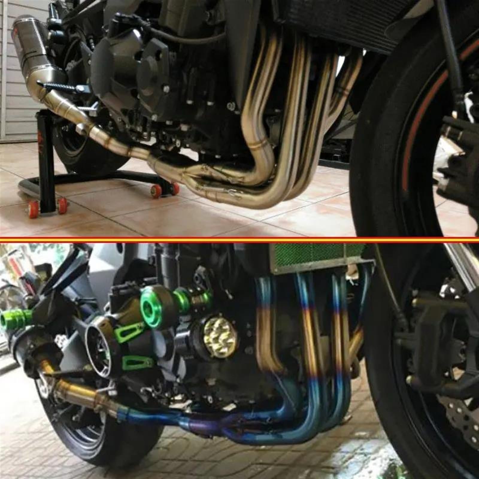 まーちゃんステンレス フロントパイプ エキゾーストz900 カワサキ Z900用 エキパイ フルエキ ステンレス製 社外 50.8