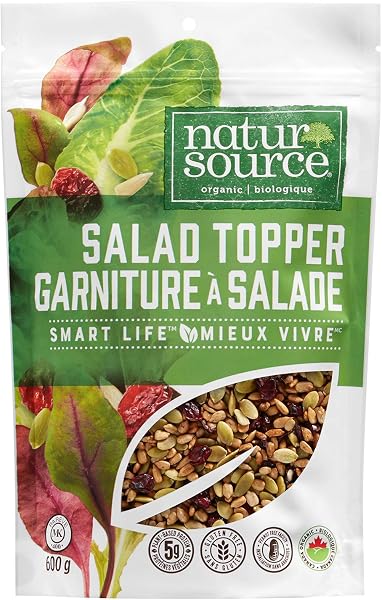 naturSource Salad Topper Artisanal Wildberry Non-GMO Made in Canada Value Size Re-Sealable Zip Pack (575 Gram Value Bag) - 3
