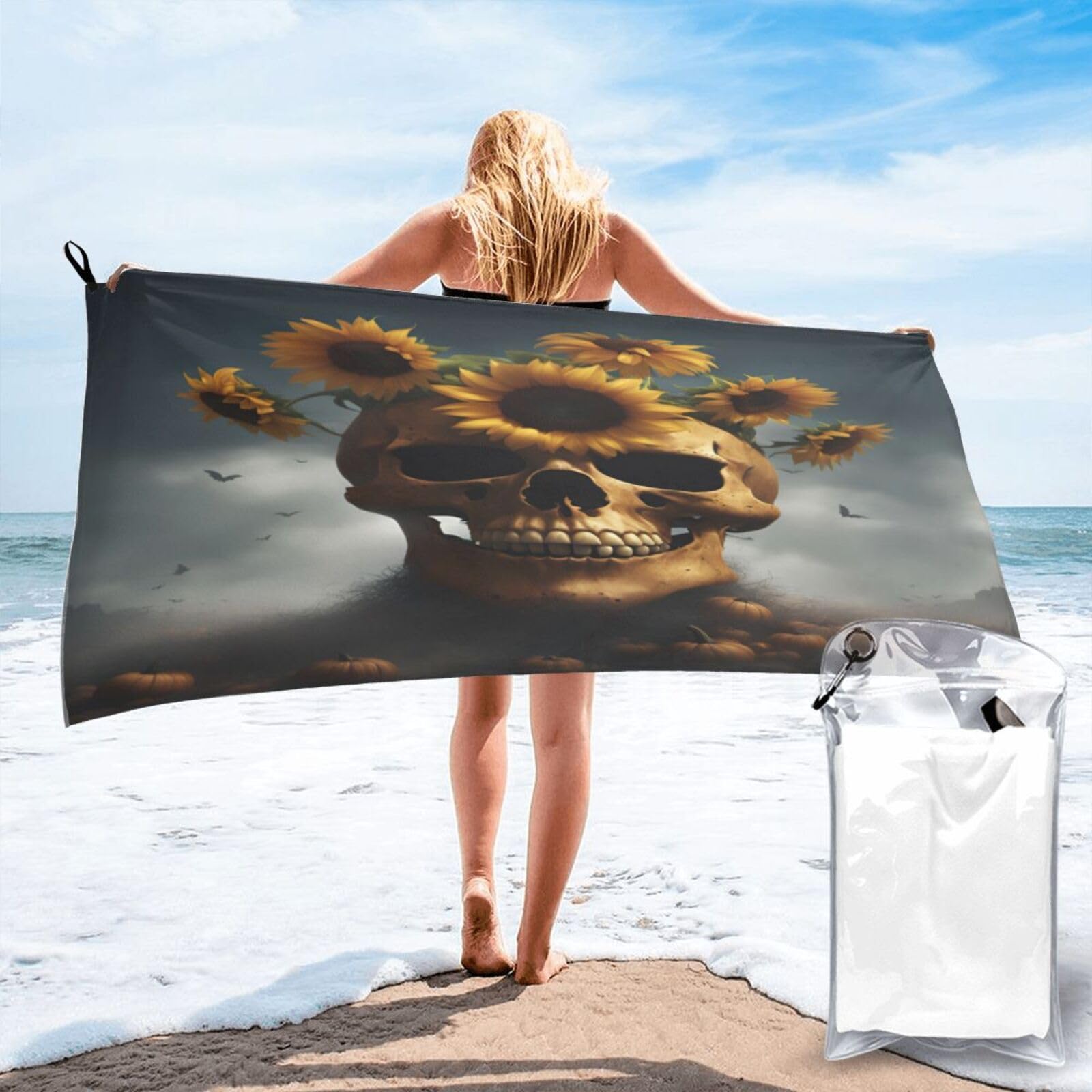 Serviette de bain séchage rapide pour voyage, camping et gym