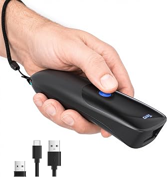 Tera Barcode Scanner 2D Portable Wireless BT 2.4G USB Pocket Reader, 1300