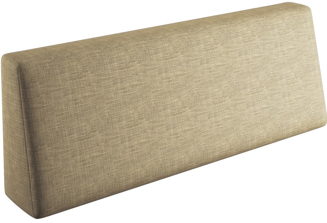 sunnypillow Palettenkissen Rückenkissen 120x40x20/10cm, Beige