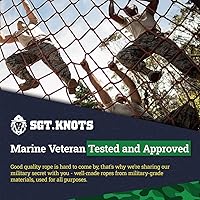 Vista 7 de Cuerda de yute trenzada – SGT Knots – Cuerdas gruesas de yute de 3 cabos, de alta resistencia – Fibras de yute totalmente naturales – Para