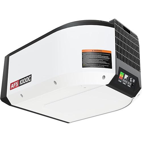JET Air Filtration System, 1-Micron Filter, 1000 CFM, 120V 1Ph (Model AFS-1000C)
