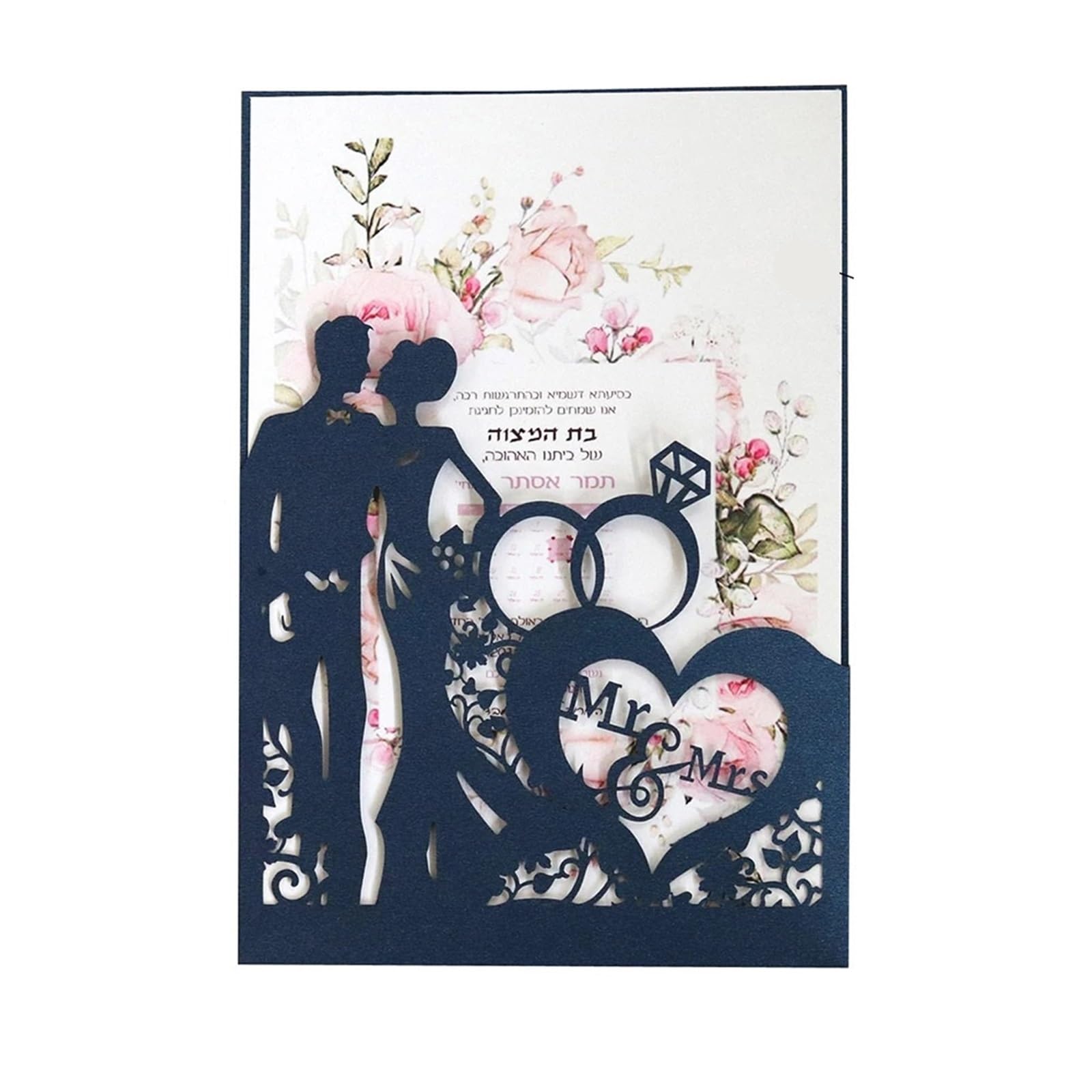 Einladungsumschläge, Hochzeitseinladungskarten, 10 Stück, mehrfarbig, 125 x 180 mm(One Set Purple)