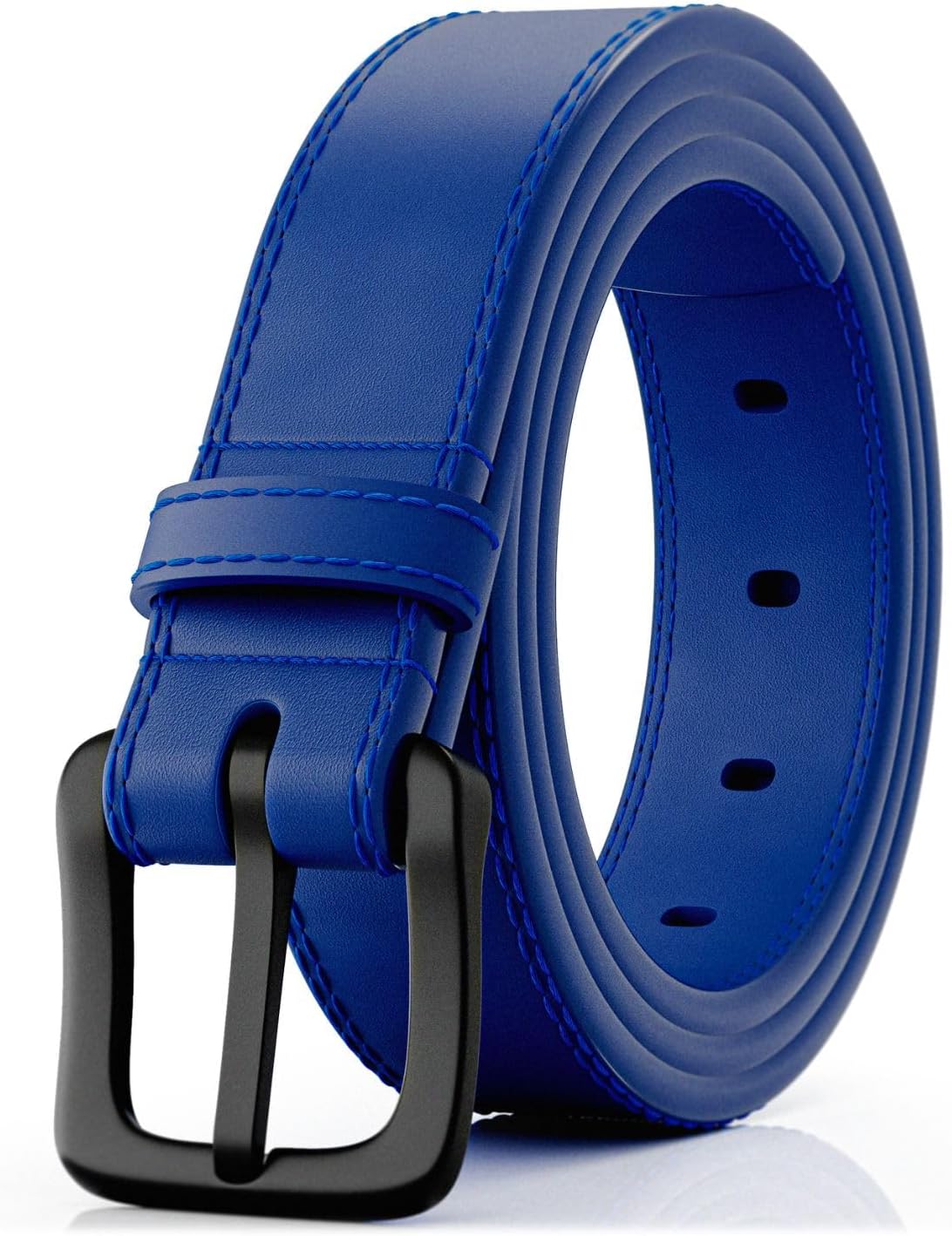 ITAY Metal Free Hypoallergenic Leather TSA Belt, Nickel Free Mens Belt, Non Metal Belt, Men Strudy Airport Friendly TSA Belts
