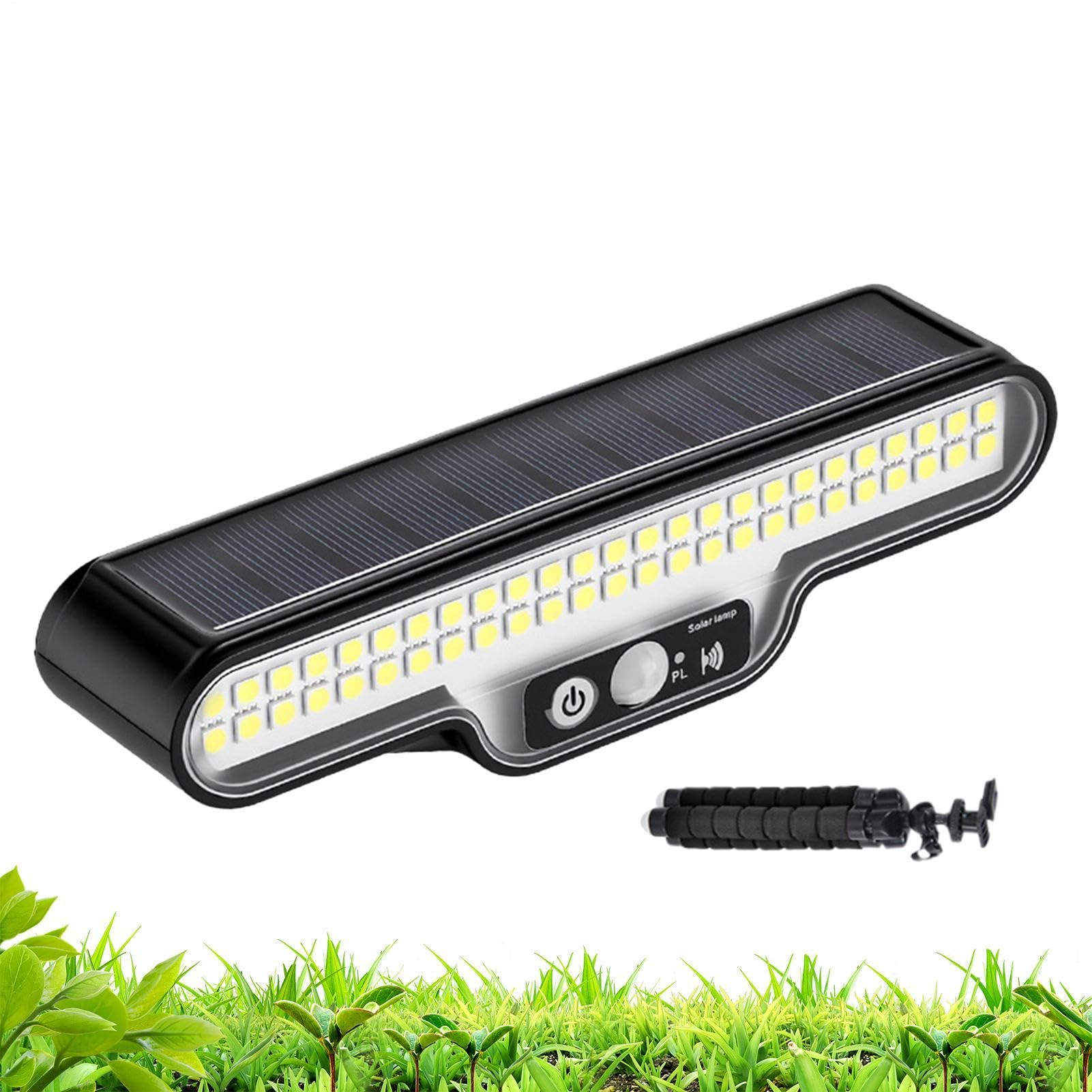 Lámparas solares de pared con detección de movimiento exterior y encendido automático 8