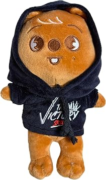 Skzoo Plush Doll 20cm - Removable Hoodie & Changeable Clothes, Collectible Keychain & Decor Gift for SKZ Fans