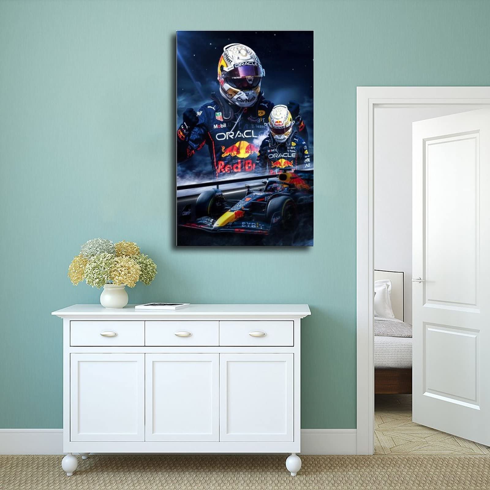 Wandposter Formel 1 Retro Design – Kunstdruck 50x70 Cm, Matt, Ohne Rahmen Für Wohnzimmer & Küche