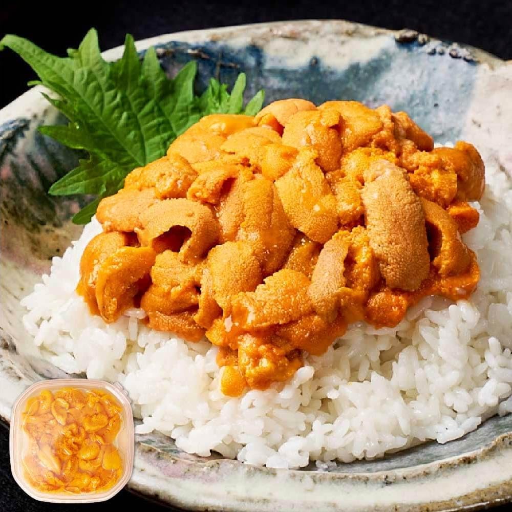 丸市岡田商店 塩水うに 【札幌場外市場】  バフンウニ 北方四島産 （ロシア産）