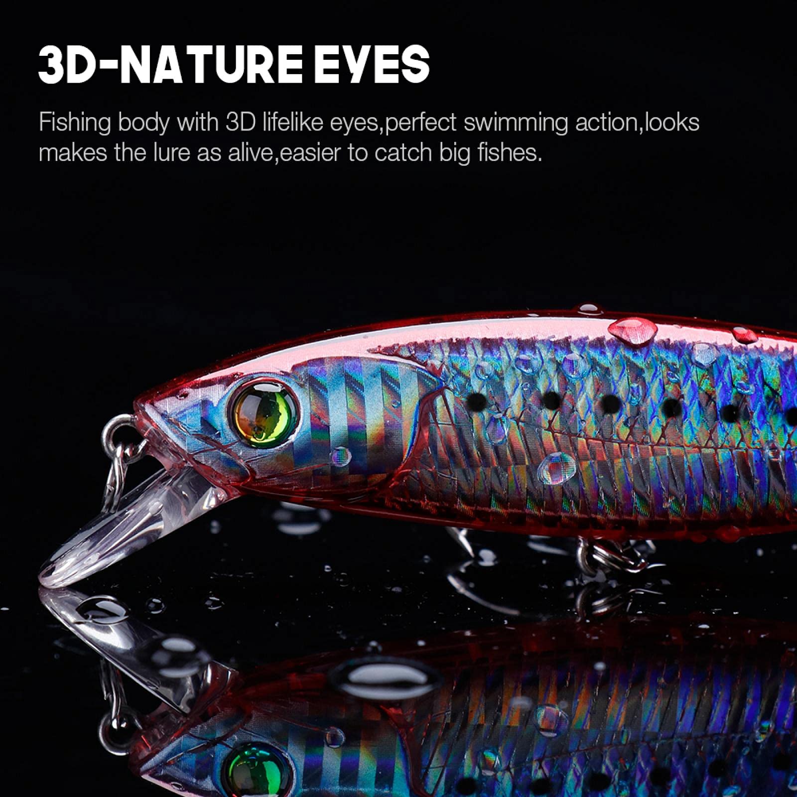 70mm 4.3g esca da Pesca Minnow galleggiante esca Pesca Jig wobblers carpa pike attrezzatura da Pesca 18 70mm 4.3g esca da Pesca Minnow galleggiante esca Pesca Jig wobblers carpa pike attrezzatura da Pesca 18