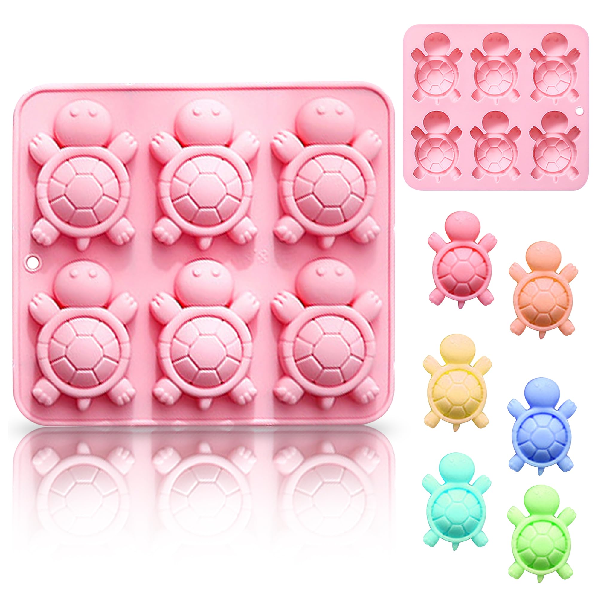 Amazon.com: Heyiminy Turtle Mold, Sea Turtle Silicone Mold, Cute