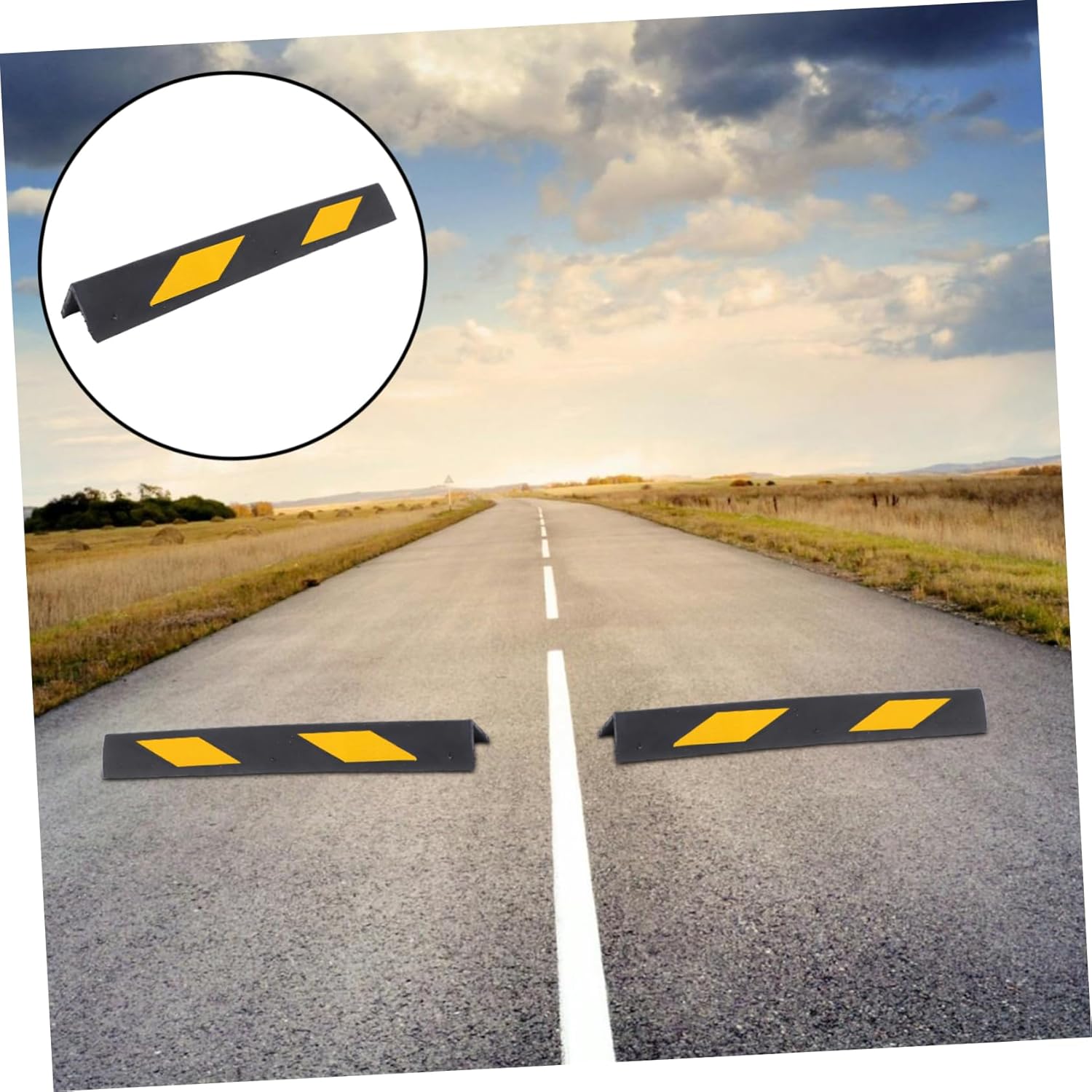 Reflective Bumper Strip Guard for Garage Car Corner Protector Self-Adhesive Wall Corner Guard Vehicle Stopper Safety Strips for Parking