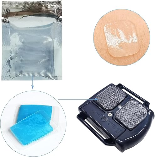 Miniatura 3 de Almohadillas de gel de electrodo para reloj de parada de ronquidos y pulseras antironquidos  Paquete de 10 pares
