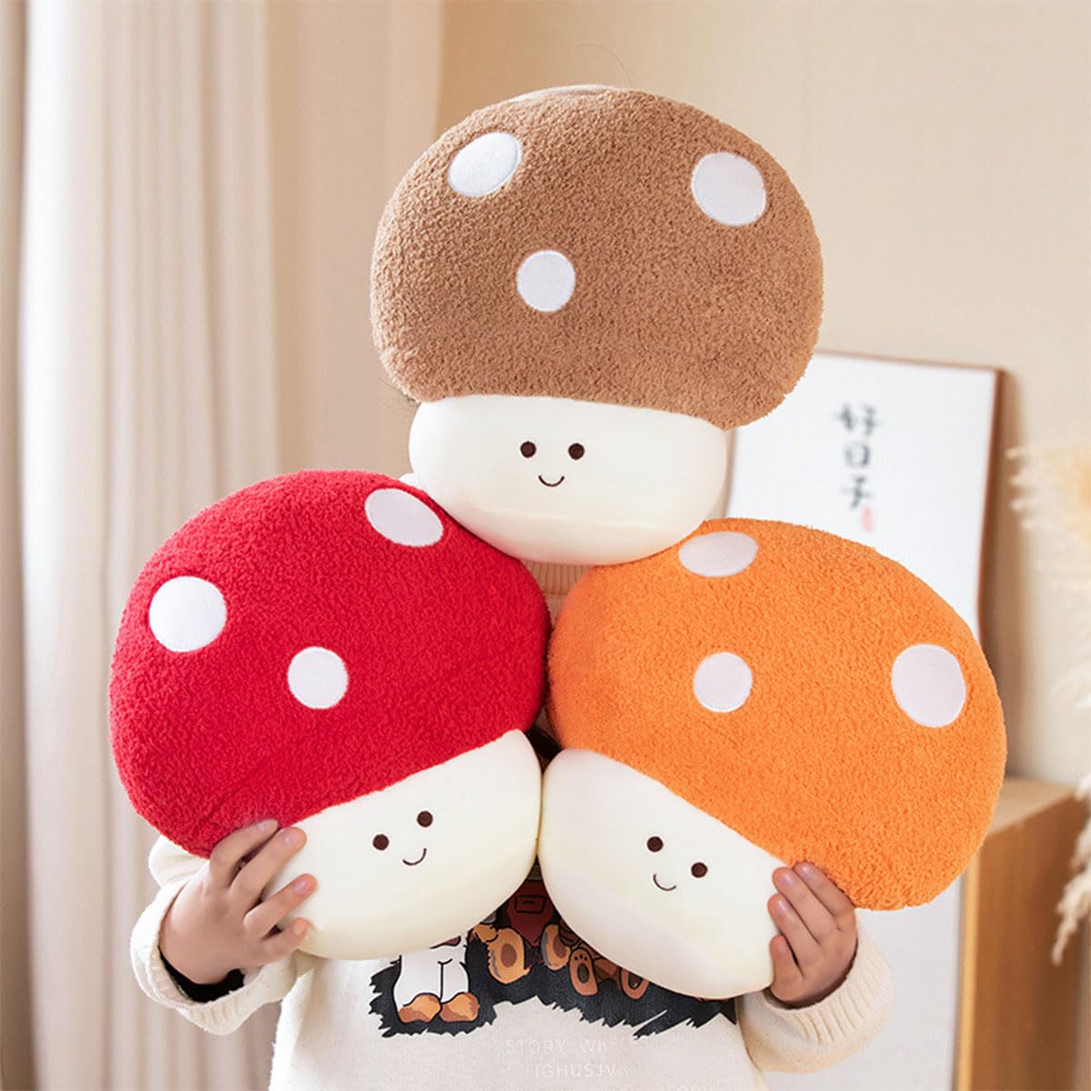 PW TOOLS Oreiller en Peluche Champignon Mignon, Coussins en Peluche Champignon Rouge 9/12 Po, Peluches en Peluche Champignon Oreiller Champignon Room Decor, Cadeaux Mignons pour Enfants Adultes PW TOOLS Oreiller en Peluche Champignon Mignon, Coussins en Peluche Champignon Rouge 9/12 Po, Peluches en Peluche Champignon Oreiller Champignon Room Decor, Cadeaux Mignons pour Enfants Adultes