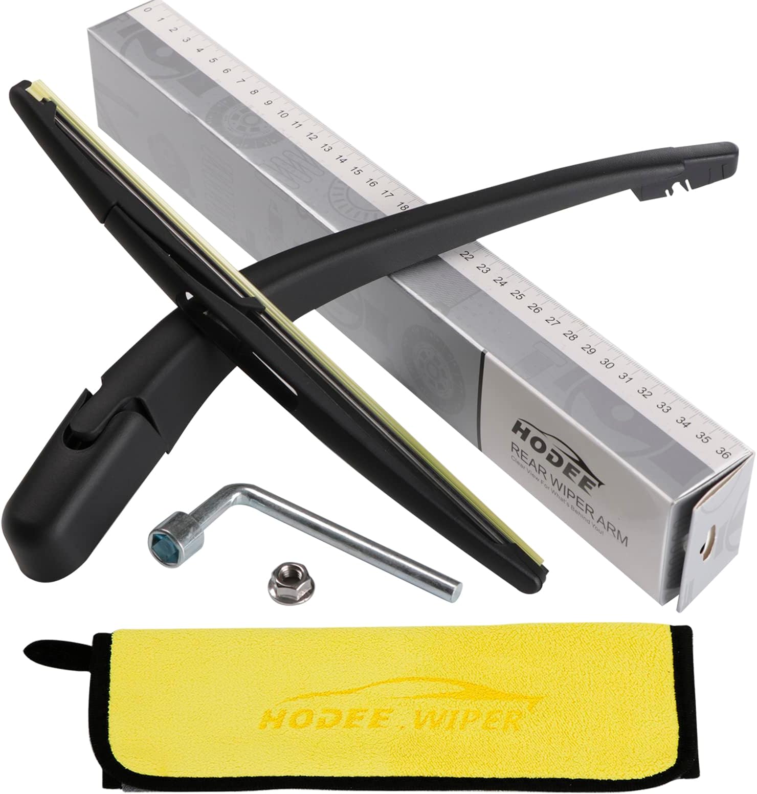 Rear Wiper Arm Blade Nut Set Replacement for Dodge Magnum Nitro Chrysler 300 2005-2009,Rear Wiper Cover Accessories Assembly, Wiper Cap Set for Back Windshield Window, OEM: