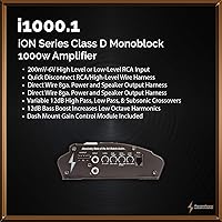 Vista 5 de Precision Power i1000.1 650W Clase D Monoblock Amplificador