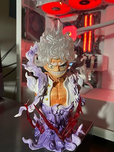 Miniatura 6 de Figura de una pieza de Nika Luffy Gear 5 figuras de acción, figura de personaje de anime, modelo de PVC, colección de juguetes, regalo para niños