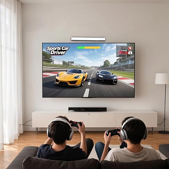 Sensor Bar, Infrared LED Replacement Sensor Bar with Clear Stand, Compatible for Precise Motion Tracking and Gaming, Sensor Bar USB