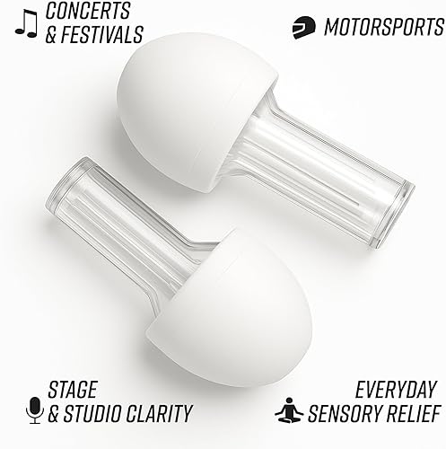 Miniatura 3 de Vibes Tapones para los oídos de alta fidelidad tapones invisibles para conciertos músicos motocicletas aviones raves reducción de ruido de trabajo