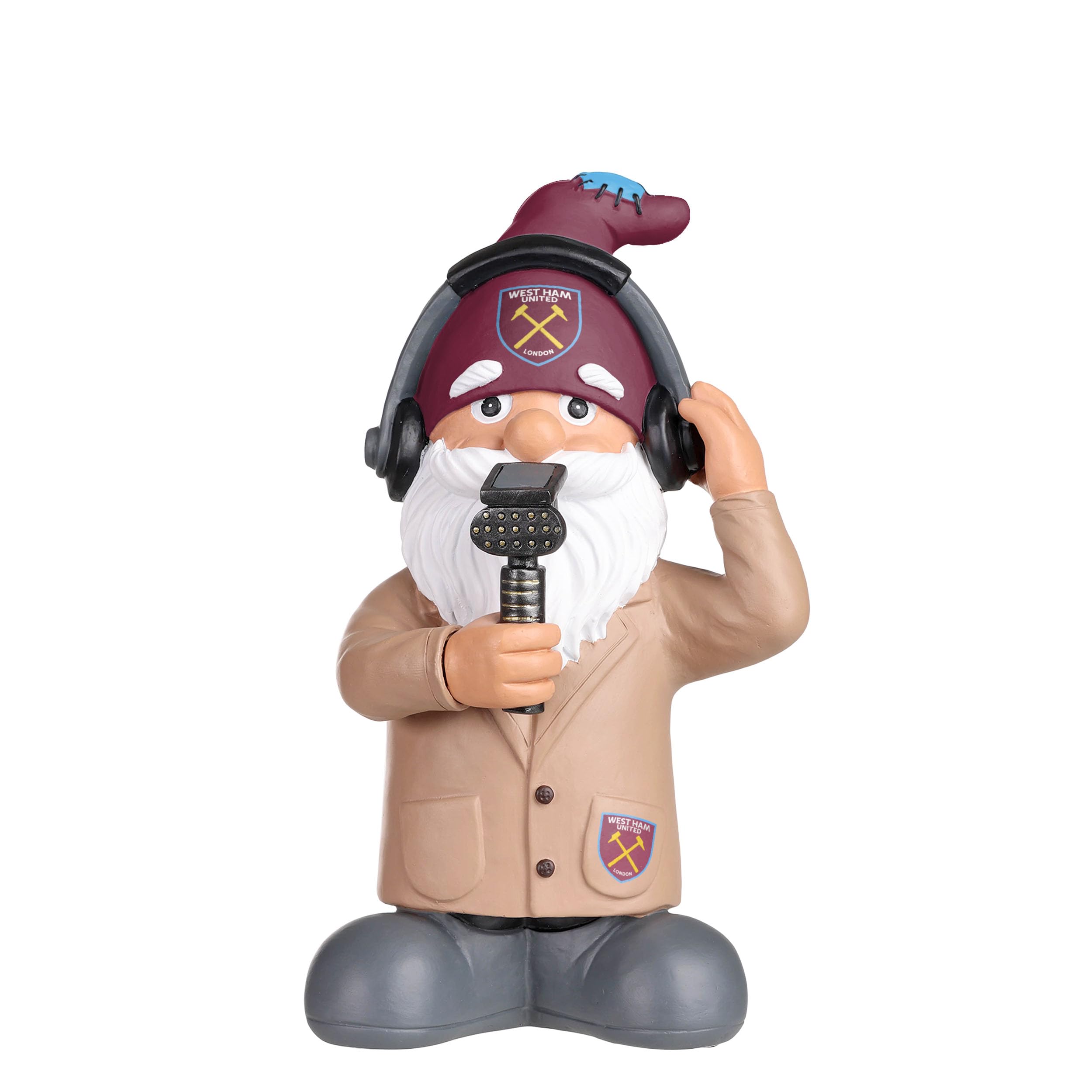 Foco West Ham United Fc Officially Licensed Commentator Garden Gnome