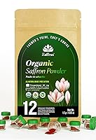 Vista 5 de Zaffrus - Polvo de azafrán orgánico certificado de primera calidad para cocinar arroz azafrán, paella, risotto, sopa, postres y tés de hierbas.