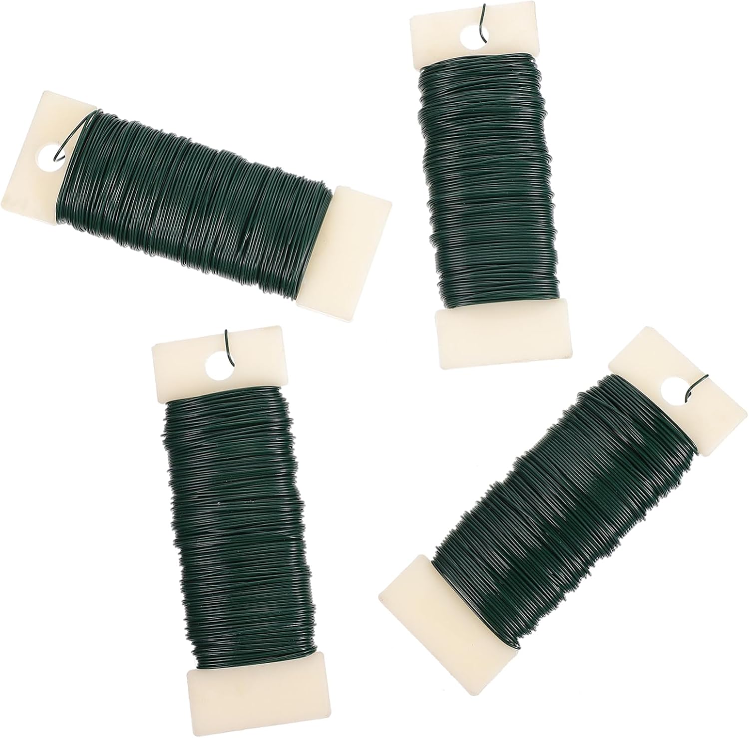ULDIGI 4rolls Floral Wire Thick Paddle Wire for Wreath Making Wreath Form Flexible Floral Styling Tools