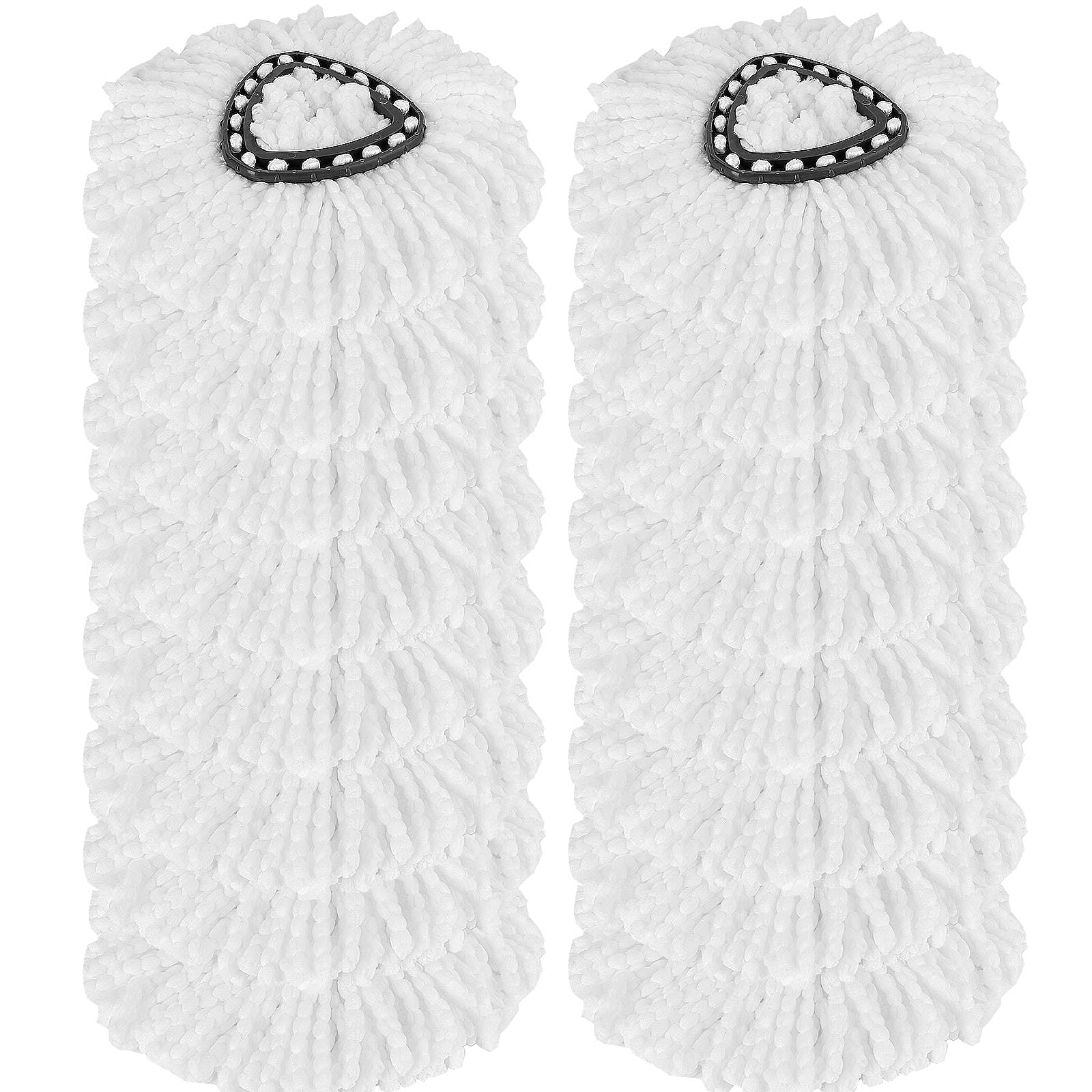 Buy HNBun12Pack Spin Mop Heads Replacements, Easy Cleaning Microfiber