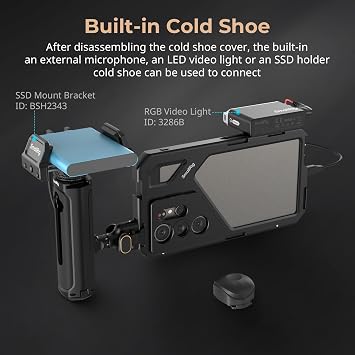 SMALLRIG Rotatable Quick Release Side Handle for SMALLRIG Quick - 4403B
