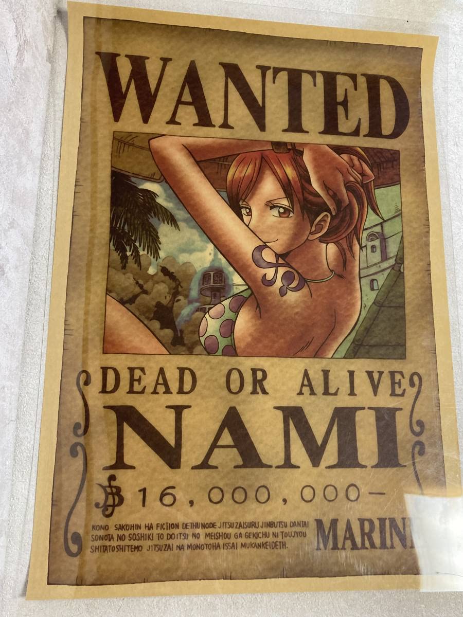 Amazon.co.jp: 「ONE PIECEワンピース ナミ レトロ調 指名手配