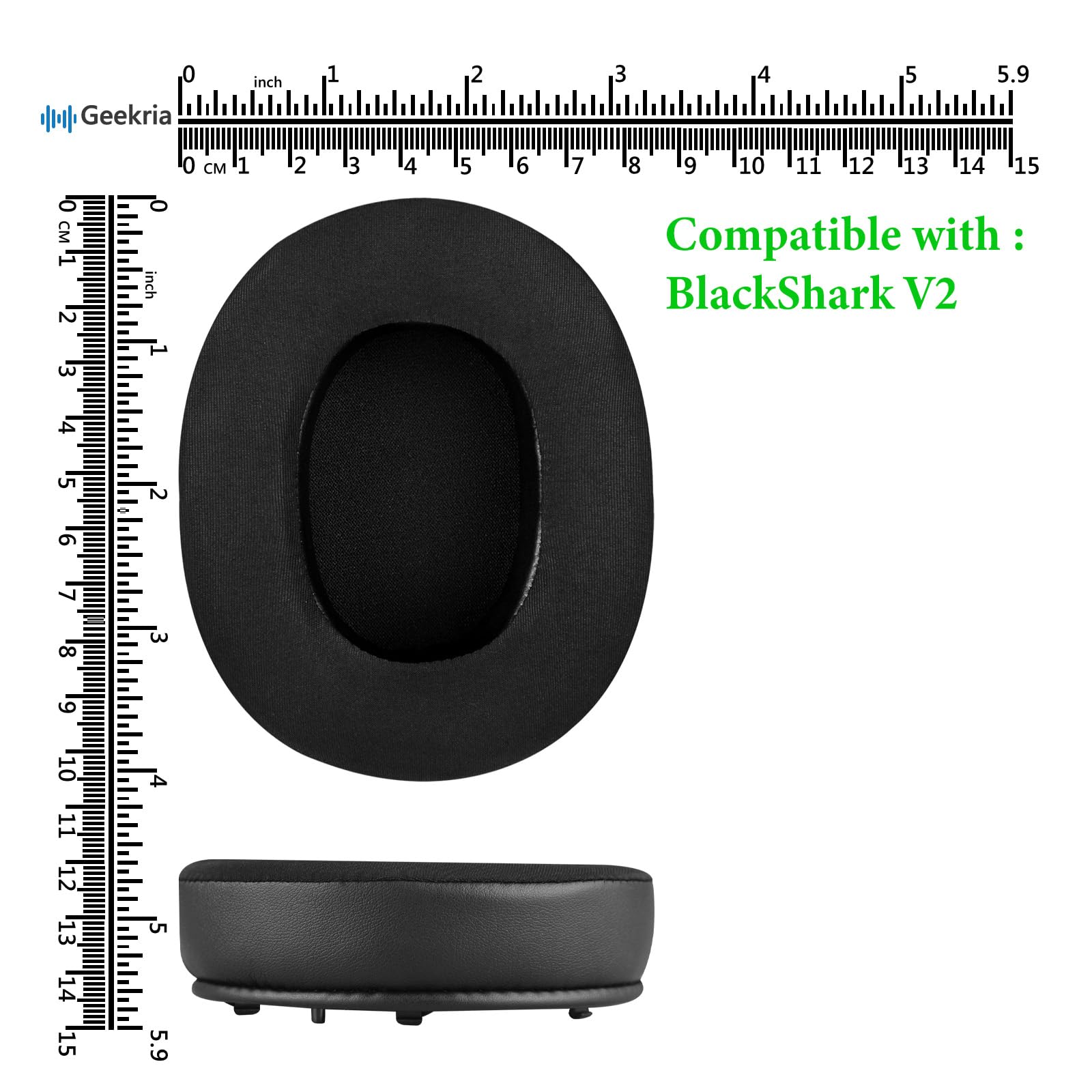 Cuscinetti Auricolari Di Ricambio Per Razer BlackShark V2 X - Memory Foam E Mesh Con Coprimicrofono - Foto 5