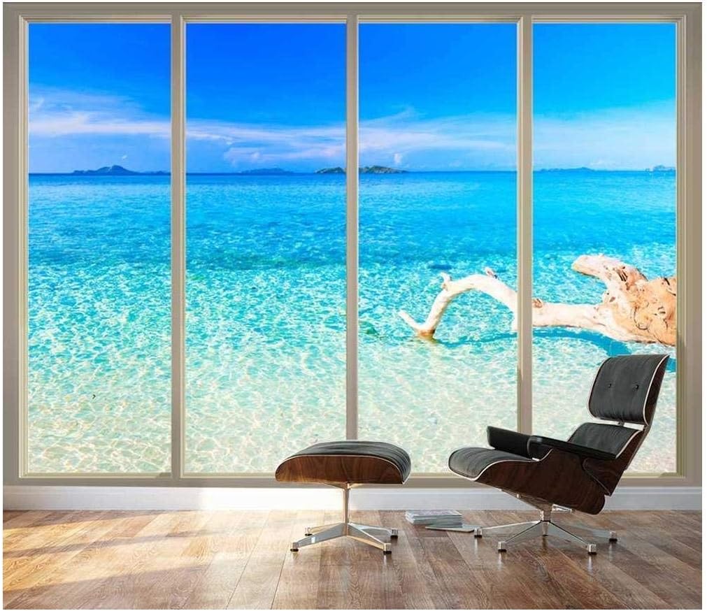 Wall Mural, Removable Sticker, Home Decor (66x96, Tropical Beach - 02)