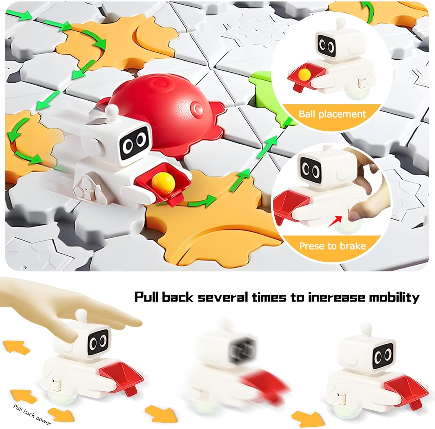 Domino Train & Smart Road Builder Toy Bundle, 80Pcs Automatic Dominoes & Brain Teaser Puzzle Set, STEM Montessori Educational Logic & Learning Game for Kids Ages 4-8