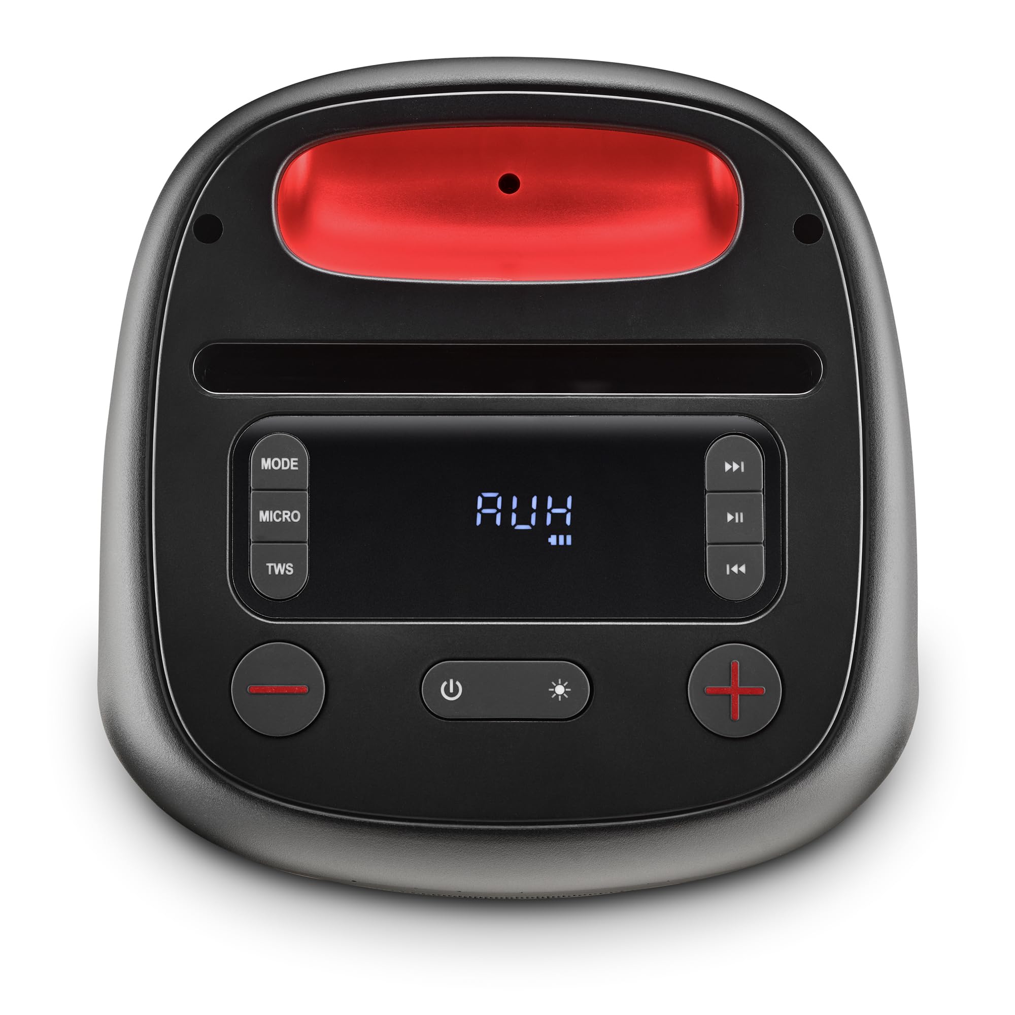 NGS Wild Swag Go-Altavoz portátil Compatible con tecnología Bluetooth 80W | Función TWS , entrada de micrófono y pantalla LED; batería de 10h. Entradas USB/TF/AUX IN y luces LED para fiestas.