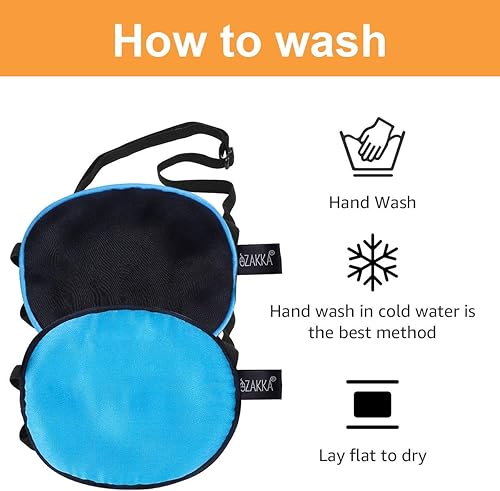 Miniatura 6 de eZAKKA 2 piezas de parche médico de seda para mujeres adultas, parche elástico perezoso ajustable individual con correa elástica (L, negro con