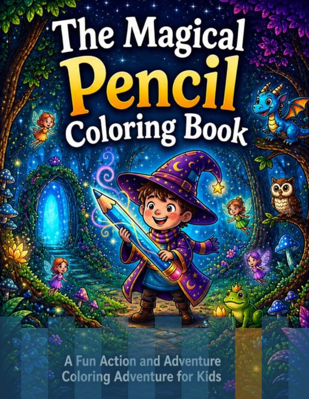 The Magical Pencil Coloring Book: A Fun Action and Adventure Coloring Adventure for Kids