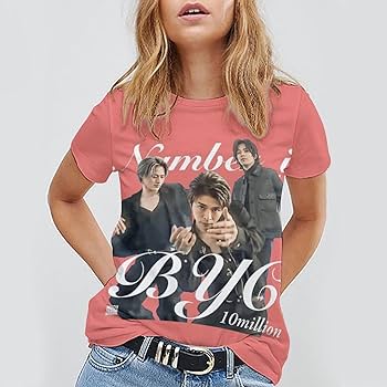 Amazon.co.jp: Number_i平野紫耀tシャツ半袖丸首夏の