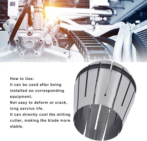 Miniatura 2 de Juego de pinzas ER32, pinza de resorte, abrazadera de carburo cementado, accesorio de torno de bloqueo, portabrocas de resorte para fresadora