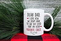 Vista 6 de LiliWair Regalos para papá de hija hijo para Navidad, regalos para papá, taza de café para el padre para el esposo de parte de la esposa, tazas