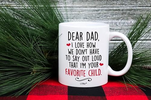Miniatura 6 de LiliWair Regalos para papá de hija hijo para Navidad, regalos para papá, taza de café para el padre para el esposo de parte de la esposa, tazas