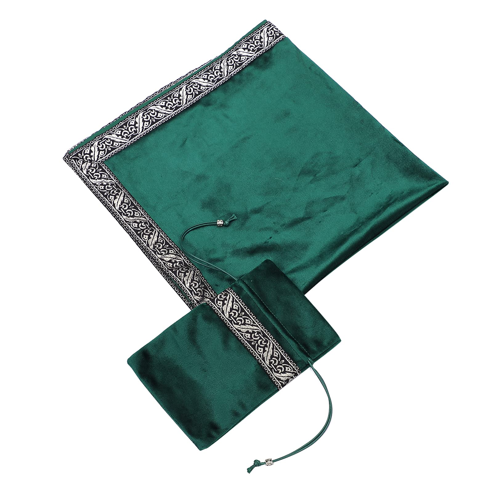 Nappe de lecture de tarot en velours épais et son sac de rangement de qualité
