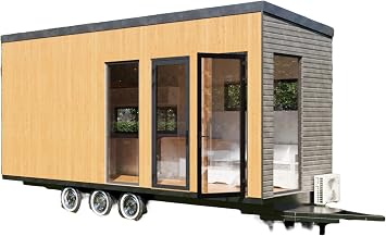 25x8 Tiny Home Plans with 3D Visuals and Detailed Designs for Mobile Lifestyle