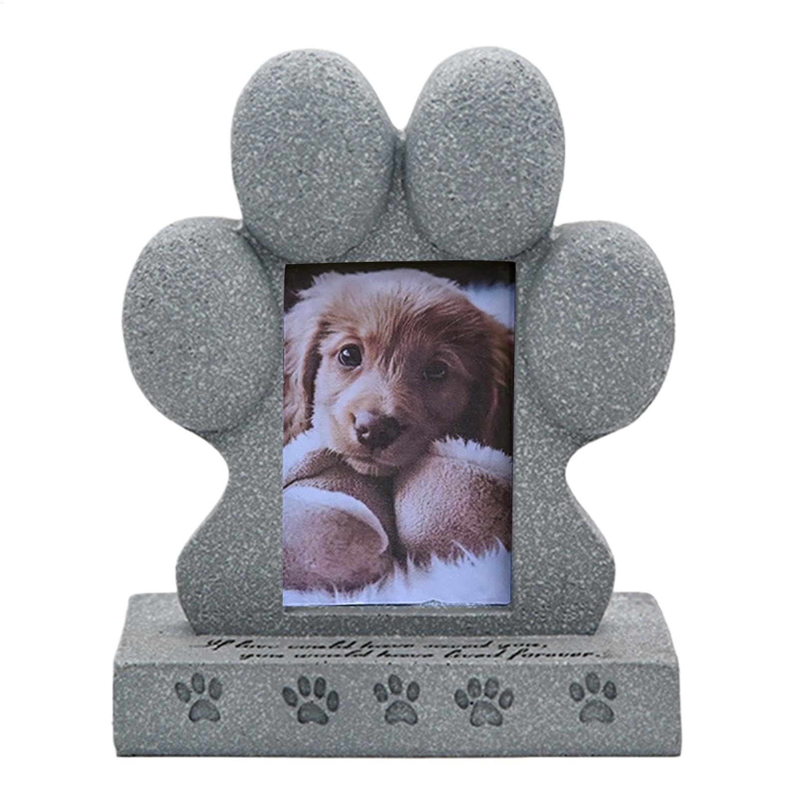 Piedra conmemorativa de pérdida de mascotas para crear un rincón de paz en el jardín