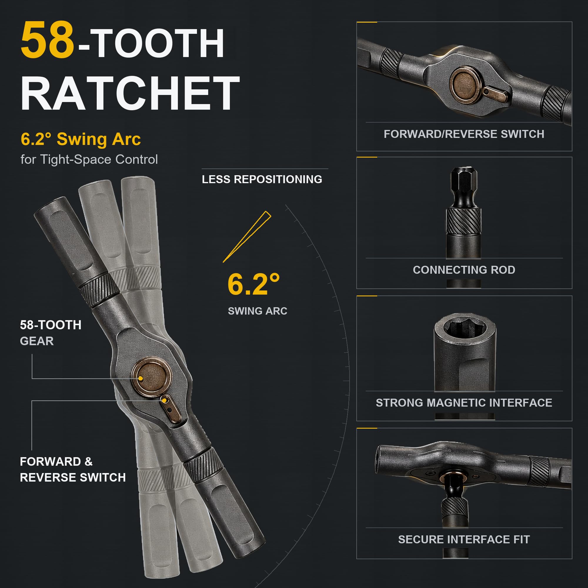 42-in-1 Magnetic Ratcheting Screwdriver Set -3 42-in-1 Magnetic Ratcheting Screwdriver Set -3