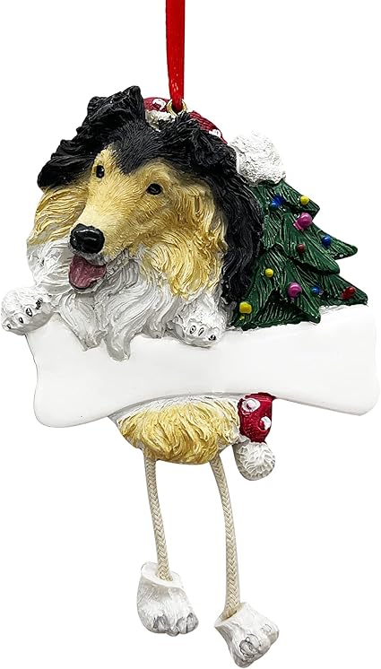 rough collie ornaments