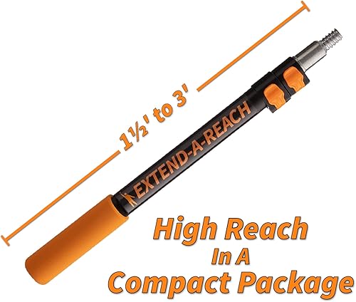 Miniatura 5 de 1.5-3 Escobilla de ventana para el hogar con poste de extensión/Herramienta limpiadora de ventanas para limpieza de ventanas // Escobilla de coche