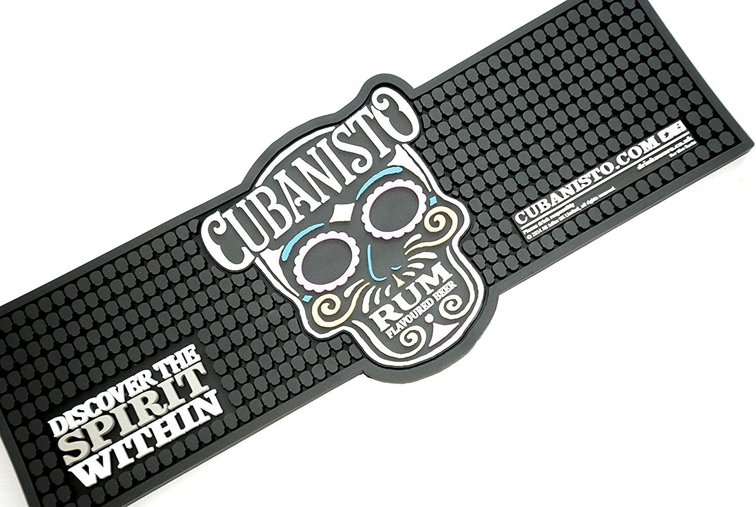 Cubanisto Heavy Duty Bar Runner (CUBANISTO Rum Flavoured Beer Bar Non Slip Rubber Drip Mat)