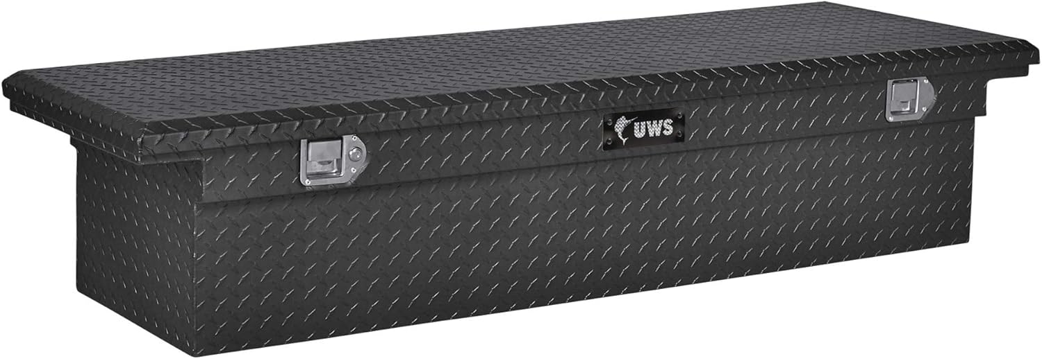 UWS EC10473 69-Inch Matte Black Heavy-Wall Aluminum Truck Tool Box with Low Profile
